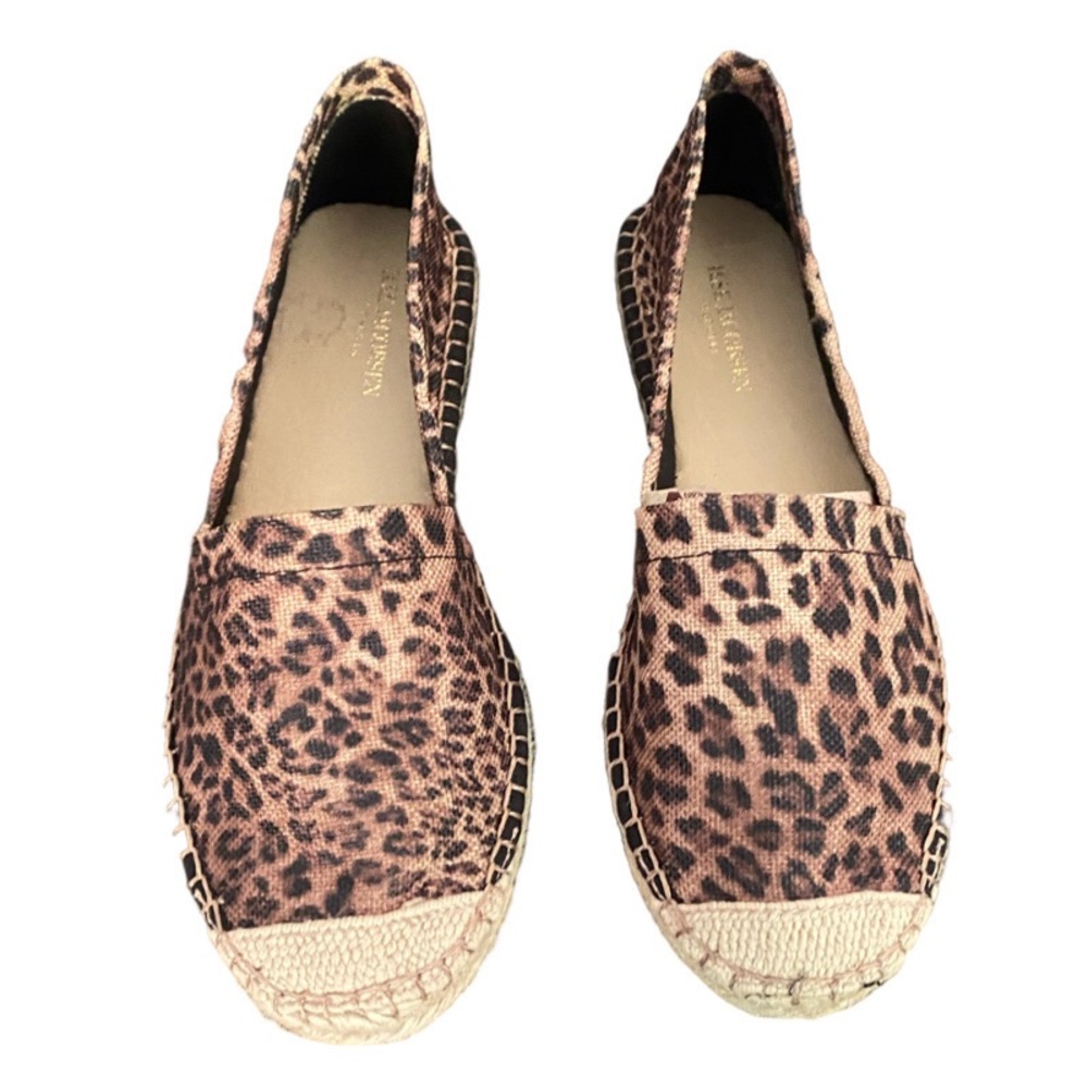 NEW Ilse Jacobsen Animal Print Espadrilles Size EU 37 US 6.5